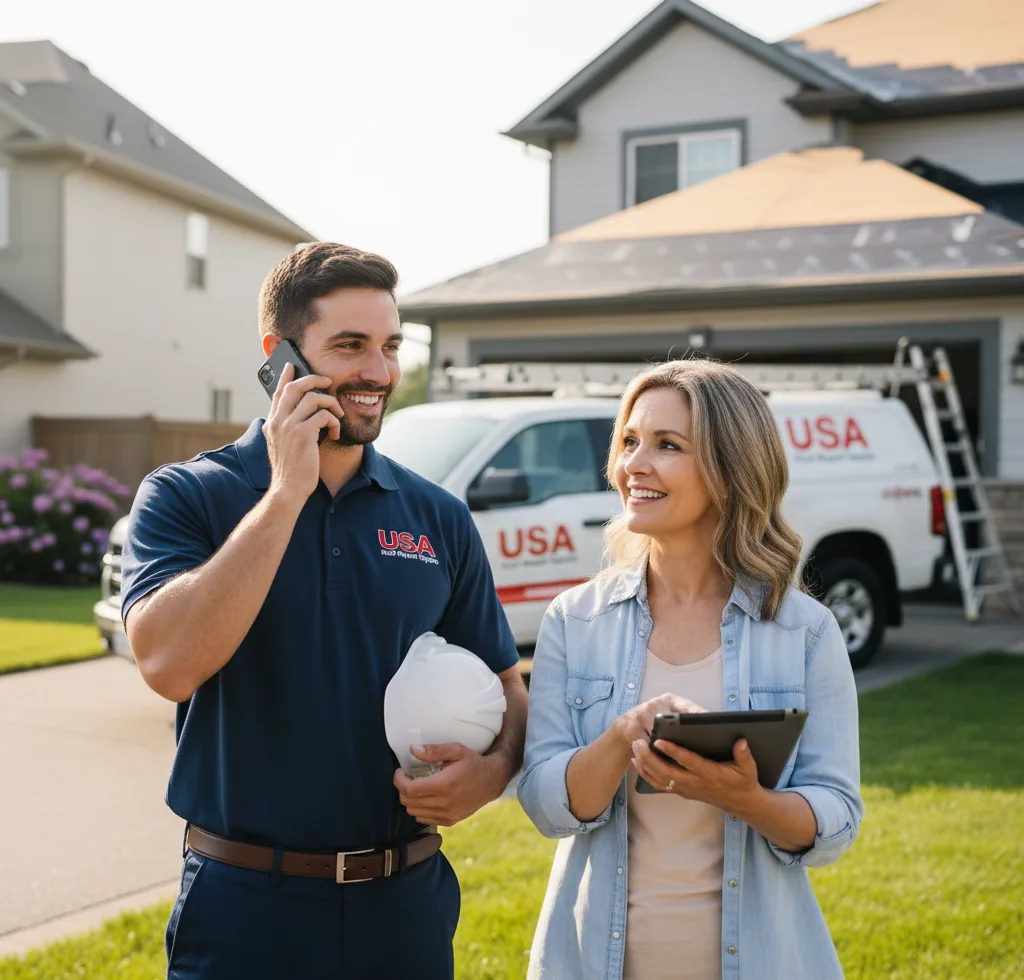 USA Roof Repair Experts customer support in Enid